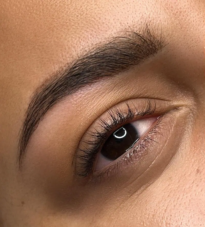 Cejas de efecto natural