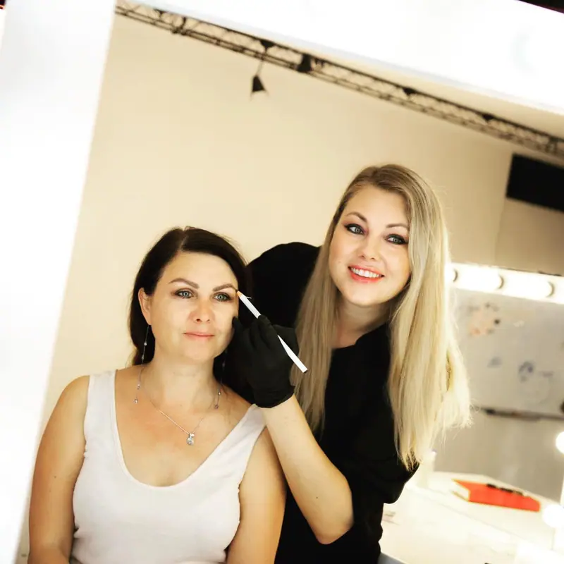 Sesión de formación con alumnas