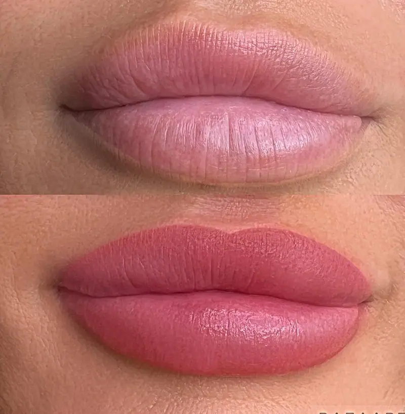 Labios en tono cereza
